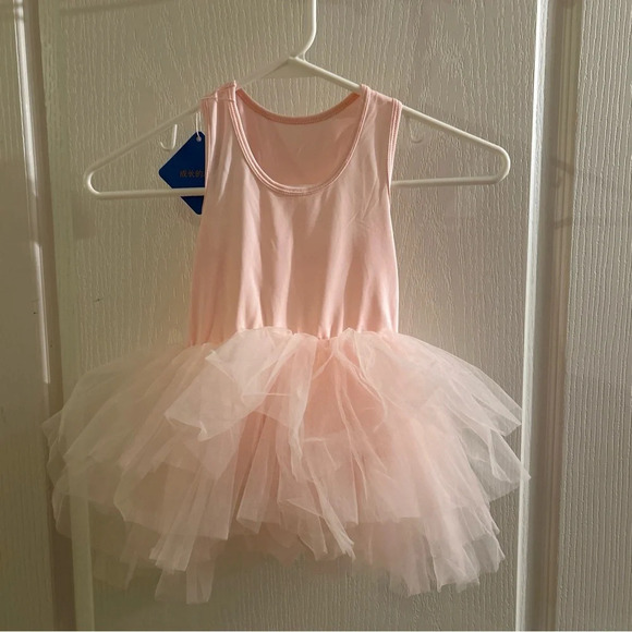Tutu.kk Pink Body Suit With Easy Changing Access Dance, Ballet, Size XS - Picture 1 of 7